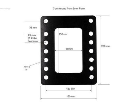 Black Jack Universal Clamp for Electric Jockey Wheel - Everything Caravans