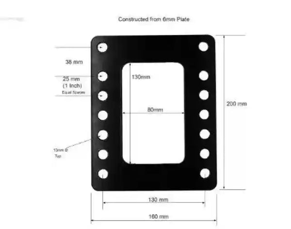 Black Jack Universal Clamp for Electric Jockey Wheel - Everything Caravans
