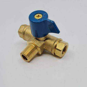 Blue Handle Manual Change Over Valve - Everything Caravans