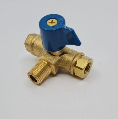 Blue Handle Manual Change Over Valve - Everything Caravans
