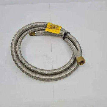 Braided Gas Hose 5-16 Male Flare 1-4 Nmpt Female 1000mm Length - Everything Caravans