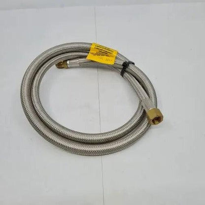 Braided Gas Hose 5-16 Male Flare 1-4 Nmpt Female 1000mm Length - Everything Caravans