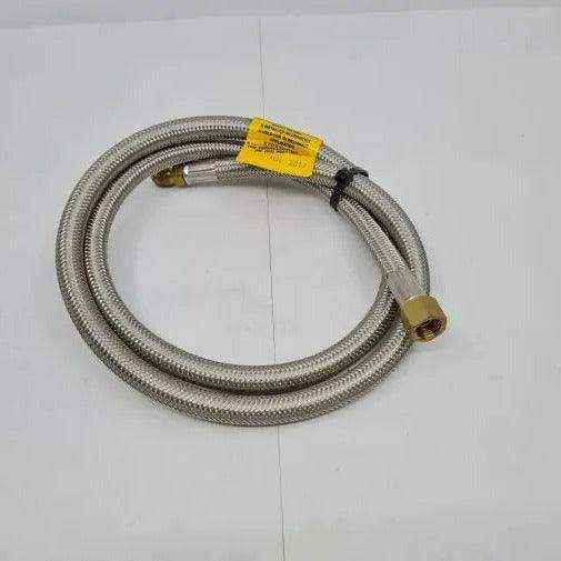 Braided Gas Hose 5-16 Male Flare 1-4 Nmpt Female 1000mm Length - Everything Caravans