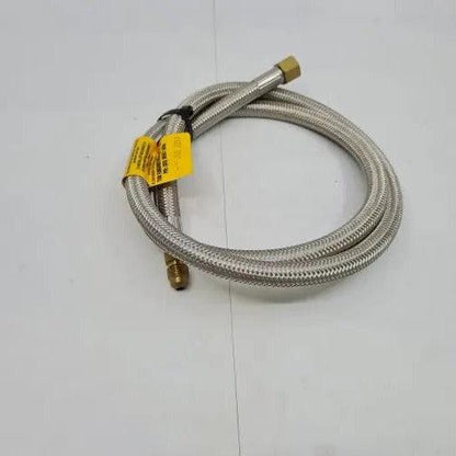 Braided Gas Hose 5-16 Male Flare 1-4 Nmpt Female 1000mm Length - Everything Caravans