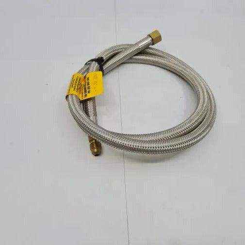 Braided Gas Hose 5-16 Male Flare 1-4 Nmpt Female 1000mm Length - Everything Caravans