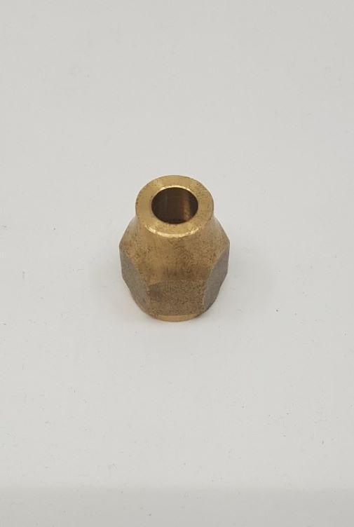 Brass Gas fitting 1-2"Reducing Flare Nut for 3-8" Copper Pipe 01-.621 - Everything Caravans