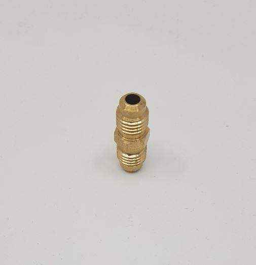 Brass Gas fitting 1-4 Flare Double Union for 1-4 Flare 01-1703 - Everything Caravans