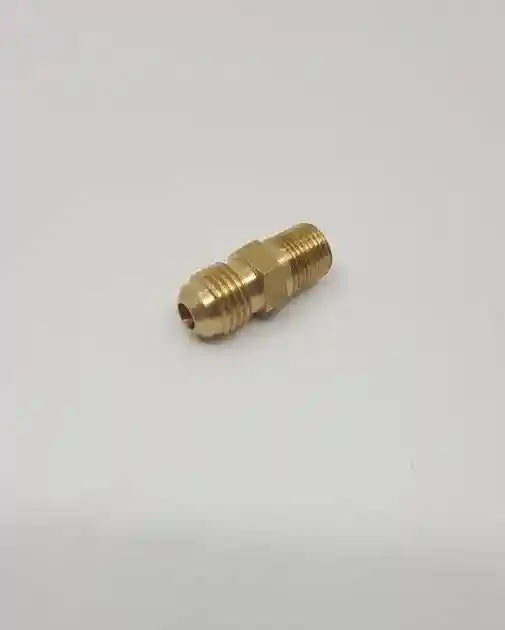Brass Gas fitting 1-4 Flare Union for 1-8 Thread 01-.706 - Everything Caravans