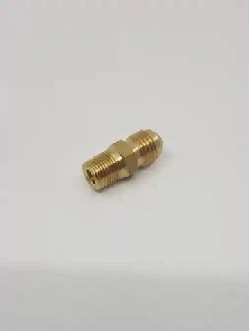 Brass Gas fitting 1-4 Flare Union for 1-8 Thread 01-.706 - Everything Caravans