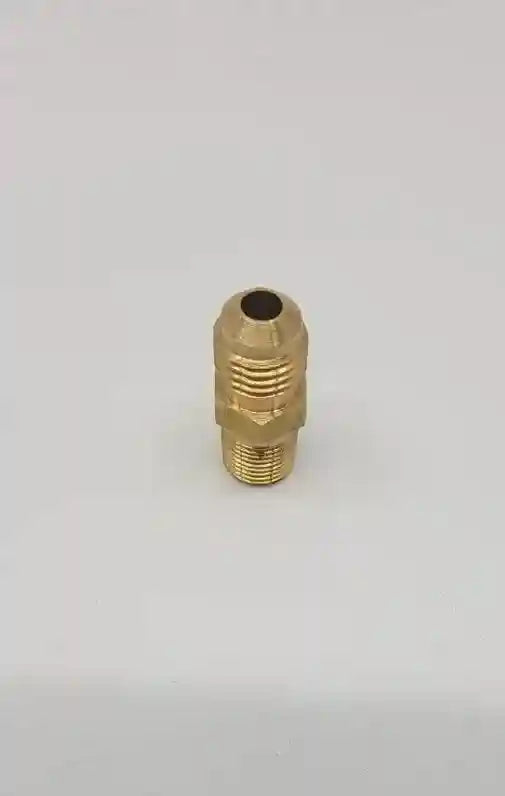 Brass Gas fitting 1-4 Flare Union for 1-8 Thread 01-.706 - Everything Caravans