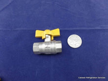 Brass Gas fitting 1-4 Tapered Female AGA Gas Ball Shutoff Valve - Everything Caravans