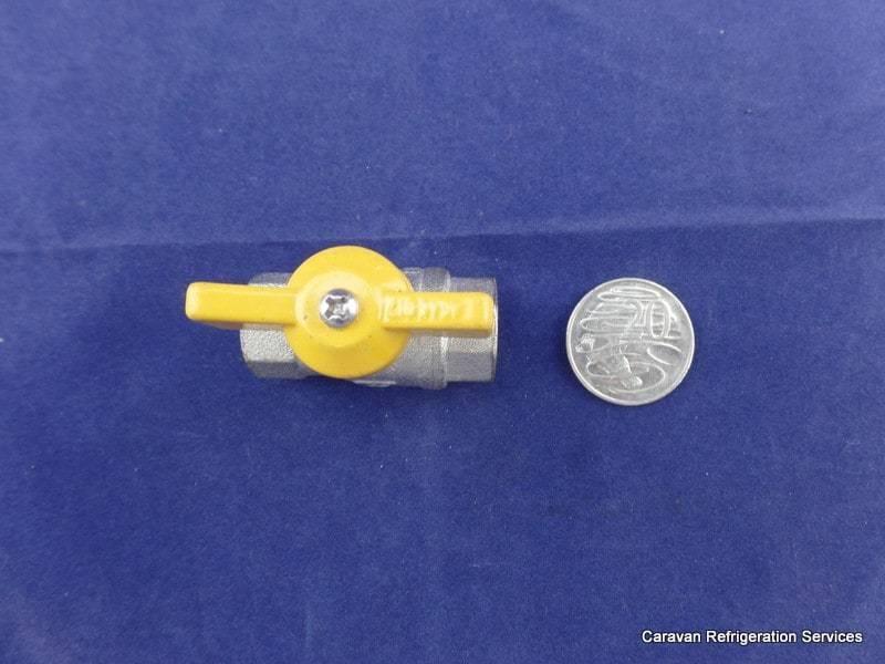 Brass Gas Fitting 14 Tapered Female AGA Gas Ball Shutoff Valve (23FF