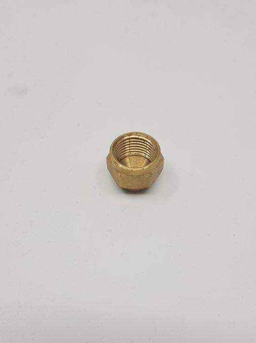 Brass Gas fitting 3-8 Flare Cap Nut for 3-8 Male Flare 01-5603 - Everything Caravans