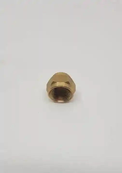 Brass Gas fitting 3-8 Flare Cap Nut for 3-8 Male Flare 01-5603 - Everything Caravans