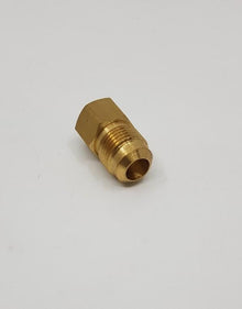 Brass Gas fitting 3-8 Flare to 1-2 Flare Adaptor - Everything Caravans