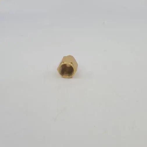Brass Gas fitting 3-8 Male Flare to 1-2 Female Flare Adaptor - Everything Caravans