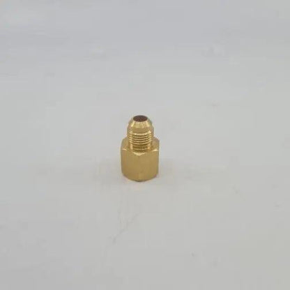 Brass Gas fitting 3-8 Male Flare to 1-2 Female Flare Adaptor - Everything Caravans