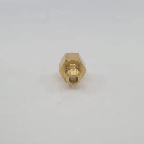 Brass Gas fitting 3-8 Male Flare to 1-2 Female Flare Adaptor - Everything Caravans