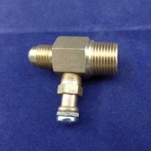 Brass Gas fitting 3-8 Test Point for 5-16 Flare for 5-16 Copper Pipe - Everything Caravans