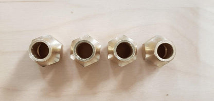 Brass Gas fitting 5-16 Flare Nut for 5-16 Copper Pipe x 4 - Everything Caravans