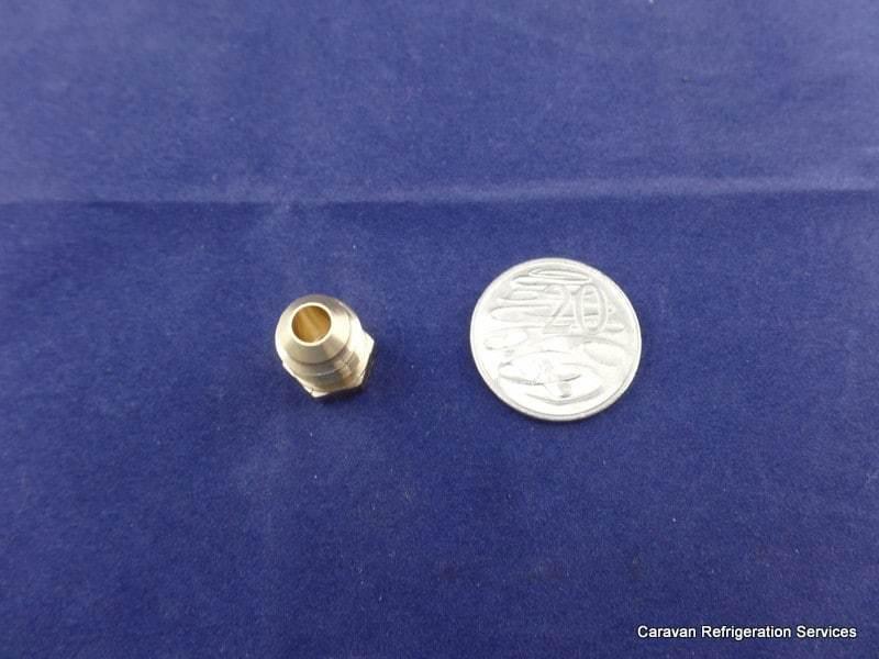Brass Gas fitting 5-16 Flare Plug for 5-16 Flare - to Cap Gas Lines - Everything Caravans