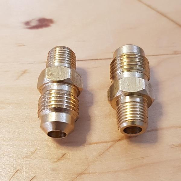 1 1/8 Tapered Brass Spacer