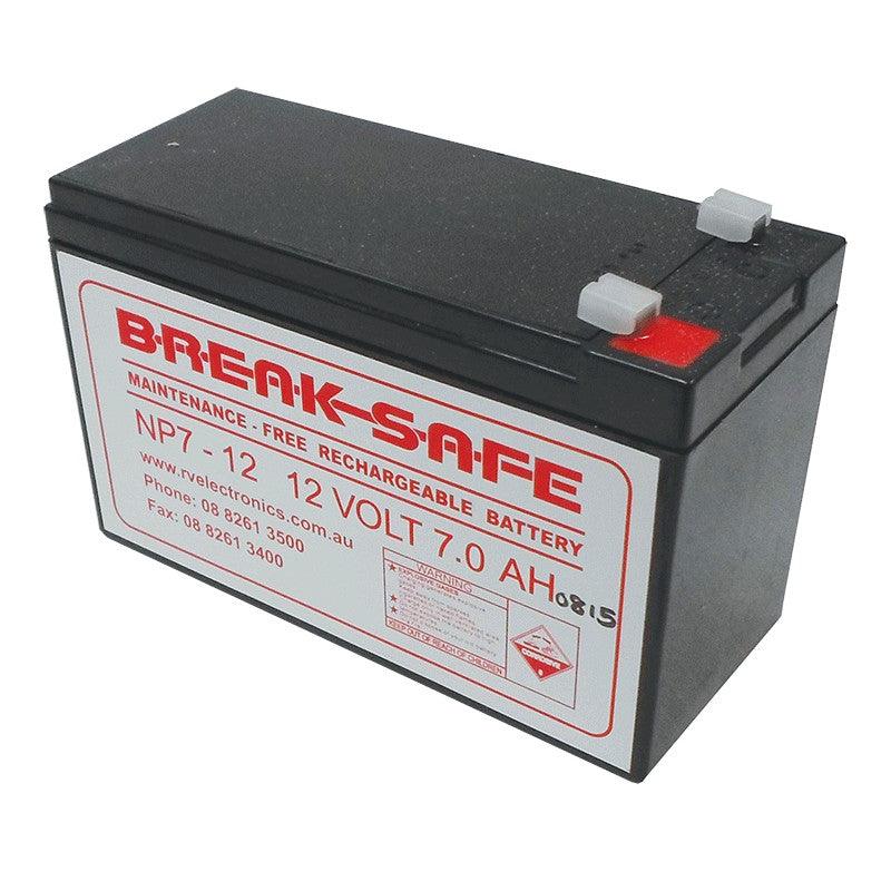 Breaksafe Breakaway Battery Np7 -12v Maintenance Free Lead Acid - Everything Caravans