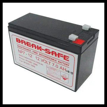 Breaksafe Breakaway Battery Np7 -12v Maintenance Free Lead Acid - Everything Caravans