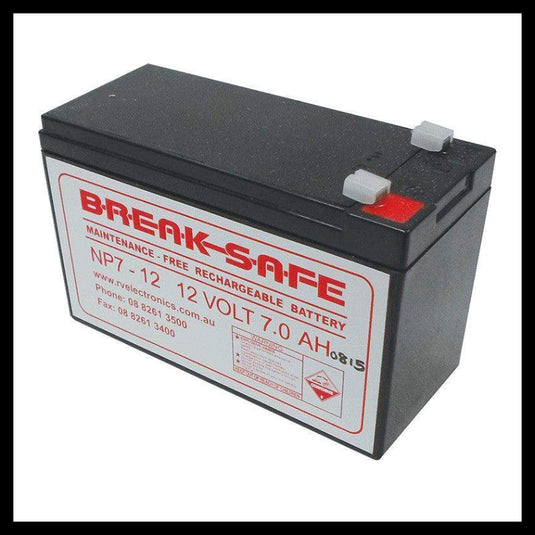 Breaksafe Breakaway Battery Np7 -12v Maintenance Free Lead Acid - Everything Caravans