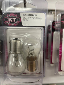 Bulb Ba15S 24V 21W - Park  - Pack of 2 - Everything Caravans