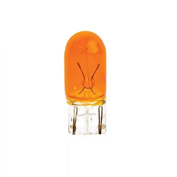 Bulb Wedge 12v 5W T-10mm Amber  - Pack of 2 - Everything Caravans