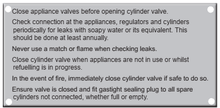 C-7 Gas Code Metal Plate for Gas Cylinder - Everything Caravans