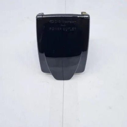 C Type 10A AC Power External Outlet Black CMS 230Vac Plug N Play - Black - Everything Caravans
