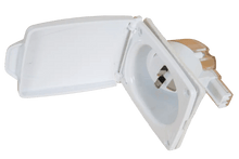 C Type 15amp AC Power inlet Socket Black CMS 230Vac Plug N Play - Everything Caravans