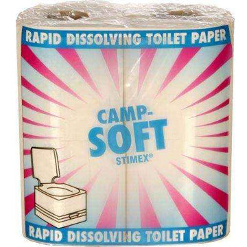 Stimex Camp Soft Toilet Paper 4 Rolls Per Pack - Everything Caravans