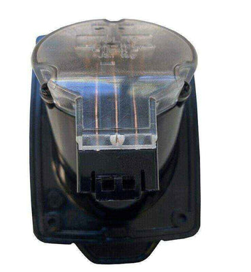 CMS 10amp Double Pole Autoswitch Socket Black Outlet. Jol10Bk - Everything Caravans