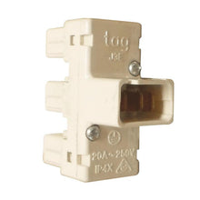 CMS 3 Way Adaptor Beige for Caravan 240 Electrics - Everything Caravans