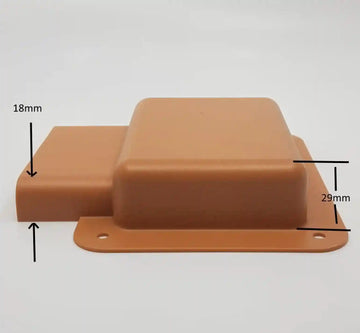 CMS Mounting Shroud for Outlets+Switch Plates Beige for Caravan 240 Electrics - Everything Caravans