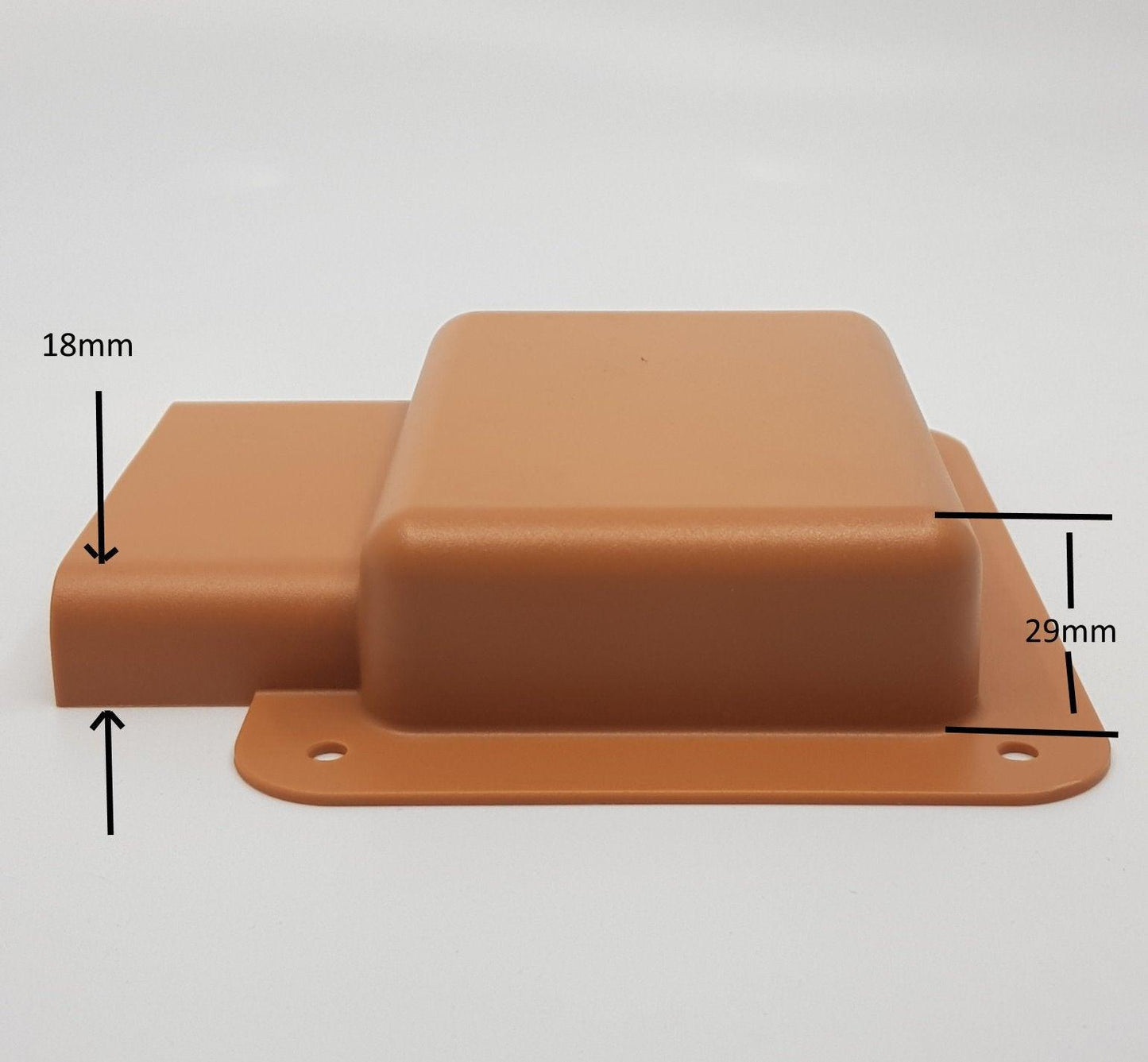 CMS Mounting Shroud for Outlets+Switch Plates Black for Caravan 240 Electrics - Everything Caravans
