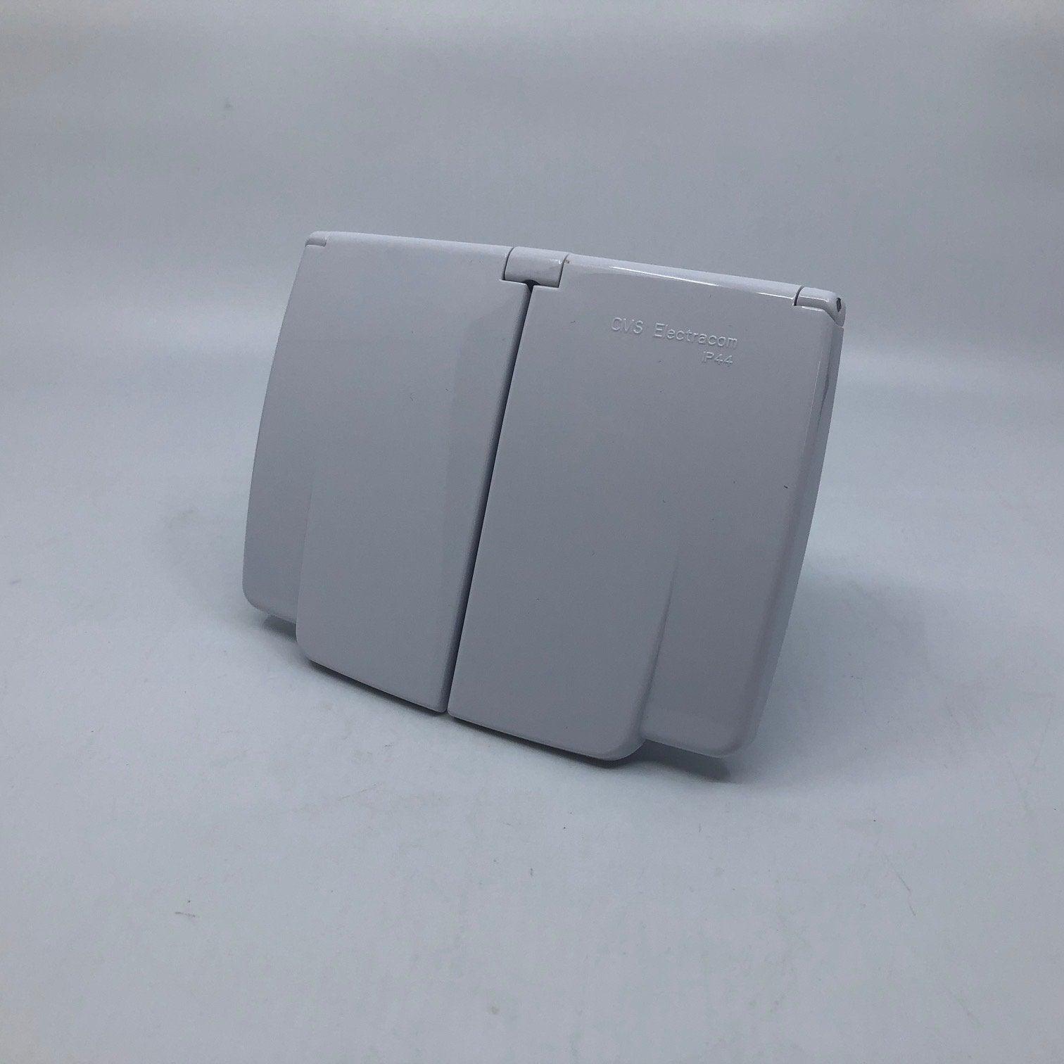 CMS Twin D-Pole Auto Socket Ip44 to J3.1 for Caravan 240 Electrics - Everything Caravans