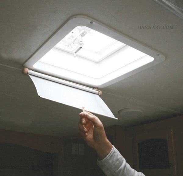 Camco Lights Out Retractable RV Roof Vent Shade Blind - Everything Caravans