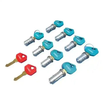 Camec One Key fits All 8 Barrel Kit - Everything Caravans