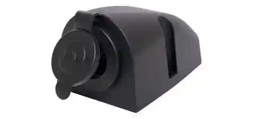 Caravan 12vdc Surface Mount Female Socket Car Accessory Black - Everything Caravans