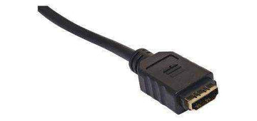 Caravan HDMI Single Black Wallplate Dual Cover with Flyleads - Everything Caravans