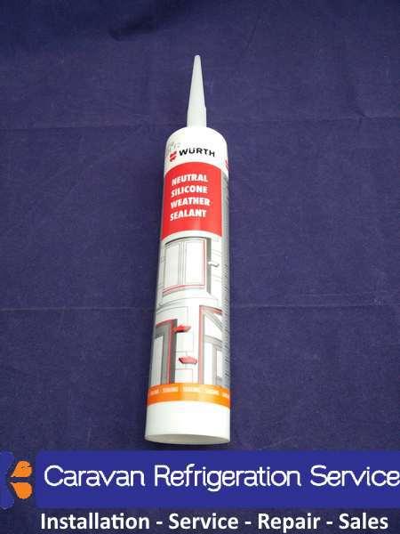 Caravan Sealant Wurth Neutral Cure Silicone - Black - Everything Caravans