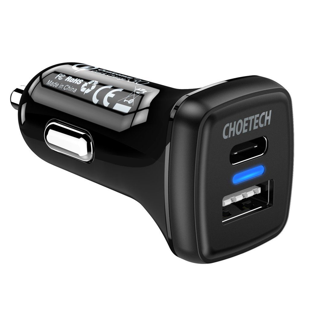 Choetech TC0005 36W Quick Charge 3.0 USB Type-C Car Charger Everything Caravans
