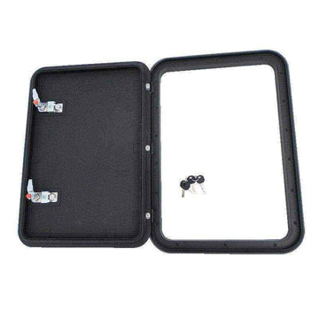 Coast Access Door 3 415 x 581 Black RV Hatch - Everything Caravans