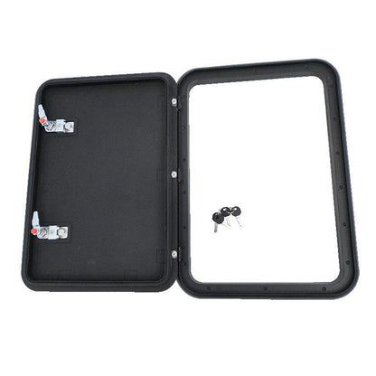 Coast Access Door 3 415 x 581 Black RV Hatch - Everything Caravans