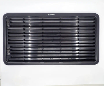 Complete Black Vent Set for 3 Way Fridge Dometic Caravan Fridge Above 90 Litres - Everything Caravans