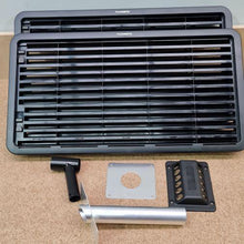 Complete Black Vent Set for 3 Way Fridge Dometic Caravan Fridge Above 90 Litres - Everything Caravans